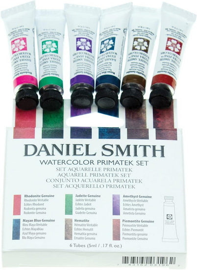 Set of mineral watercolor mixing set - 9pcs