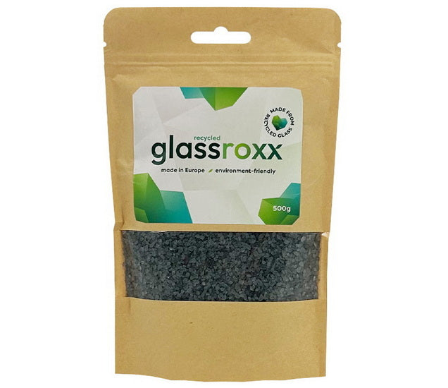 Glass Stones Silver Grey 500g