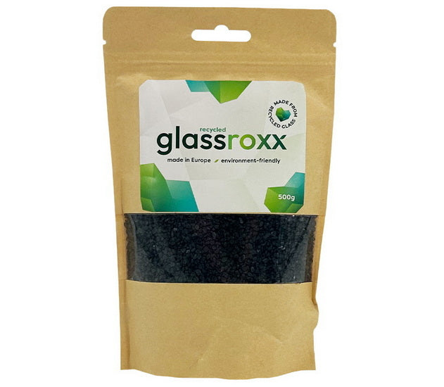 Pierres de verre noir - 500g