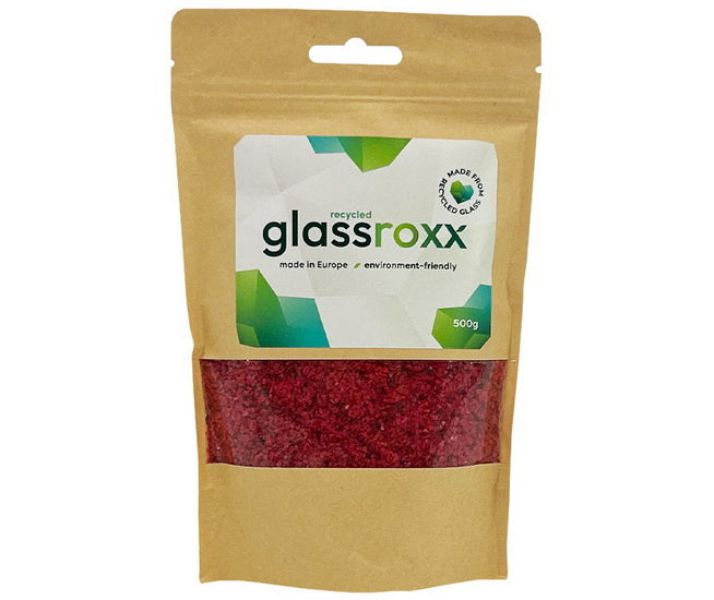 Glass Stones Traffic Red 500g