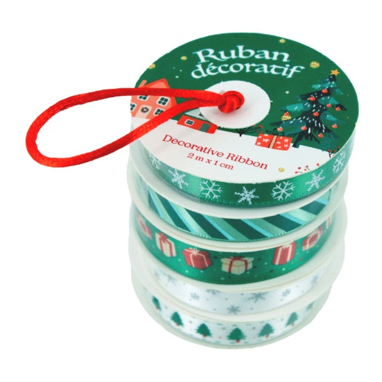 Set of 5 Green Ribbons