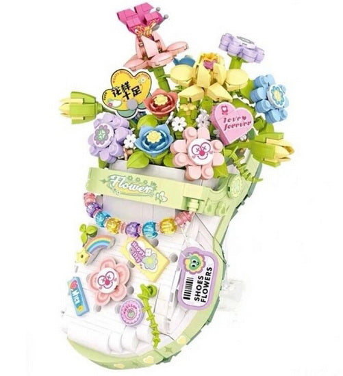 Chaussures en fleurs