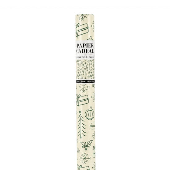 Wrapping Paper Christmas drawings