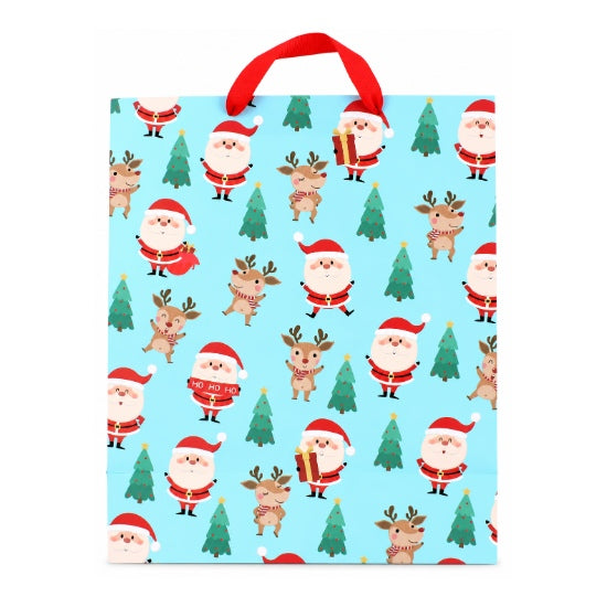 XXL bag Santa and Reindeer VF