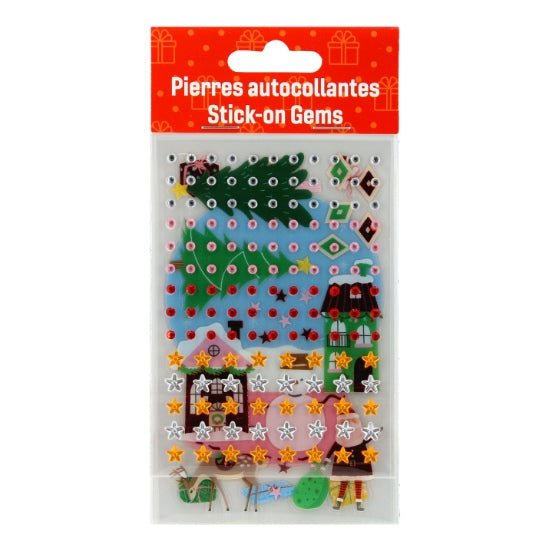 Gem Stickers Snow Globe