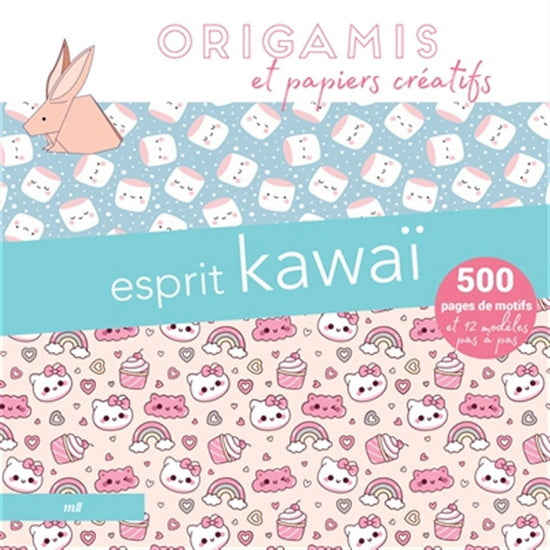 Esprit kawaï : origamis et papiers créatifs