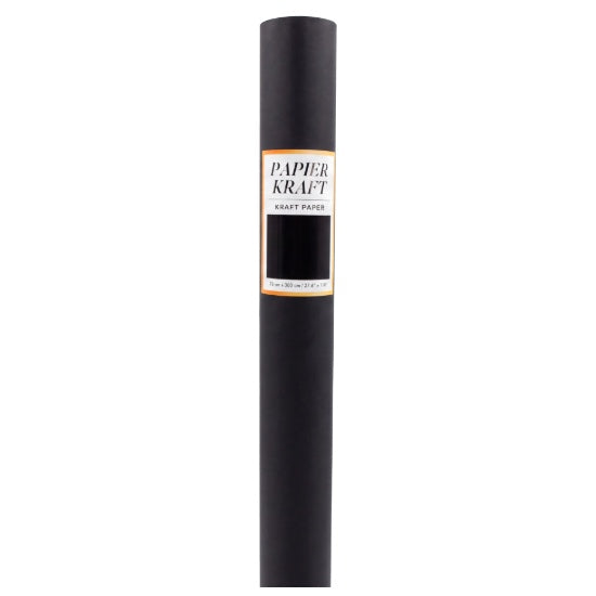 Rouleau papier kraft noir