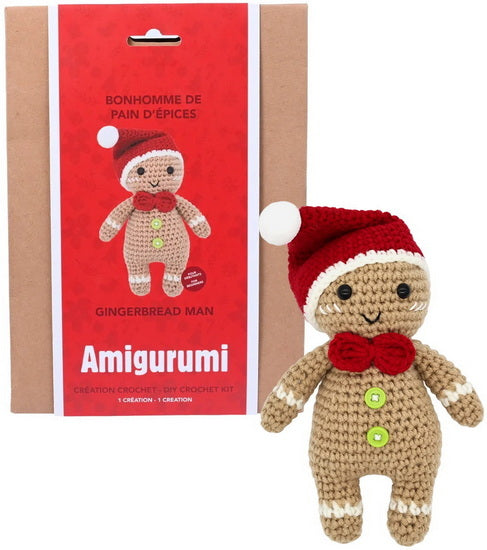 Ens. crochet bonhomme en pain d'épices