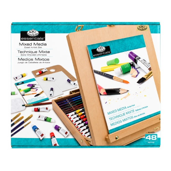 Mix Media Artist Set with Easel - 48 pcs