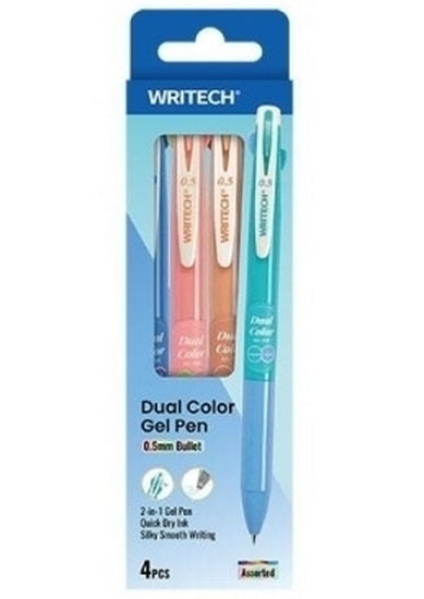 Set of Dual Color Gel Pen 2