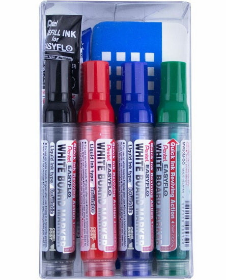 Set of White Board marker MW60 and Whiteboard Eraser 7pcs