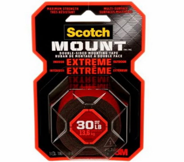 Ruban de montage extrême double face Scotch 60po