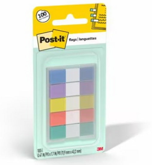 Post-it languettes pastel 4 couleurs