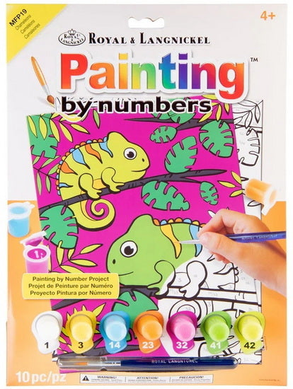 Peinture à numéros caméléons