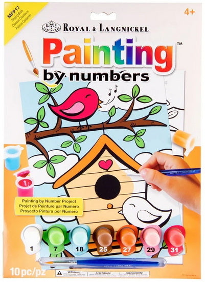 Peinture à numéros oiseaux