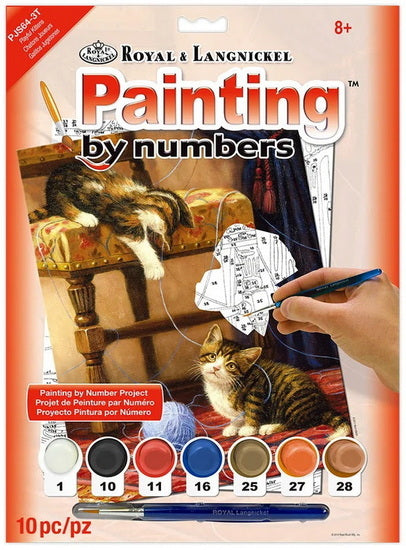 Peinture à numéros chatons