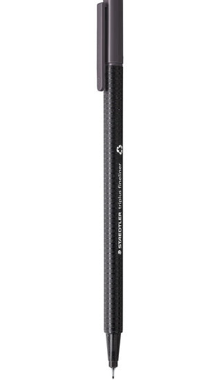 Marker Triplus Fineliner Grey