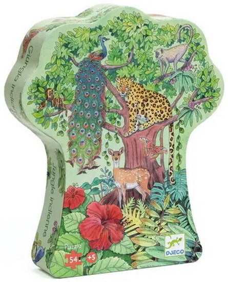 Casse-tête silhouette : Jungle indienne 54 mcx