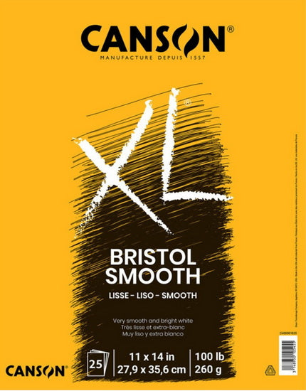 Canson XL Bristol Pad 260g - Smooth - 11x14in