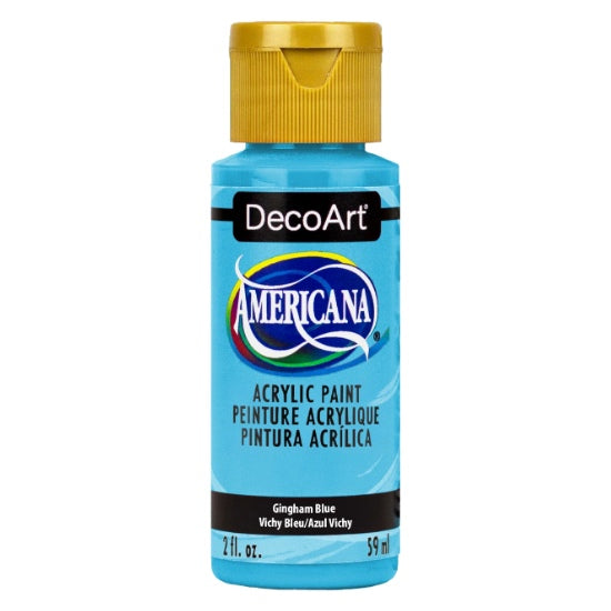 Americana Acrylic Gingham Blue - 59ml