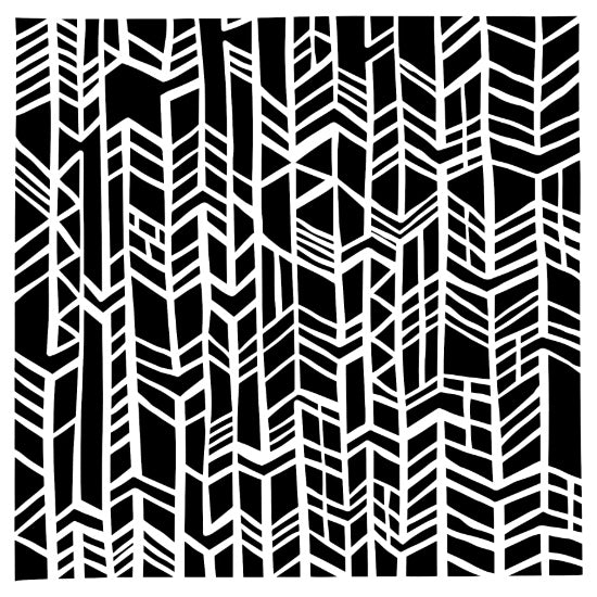 Knit Glass Stencil - 6x6"
