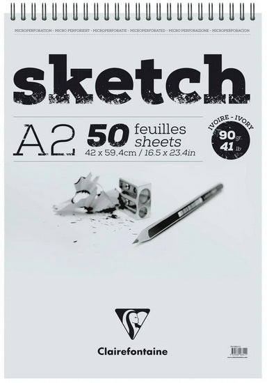Sketchbook - Ivory - 90g - A2 - 50sh