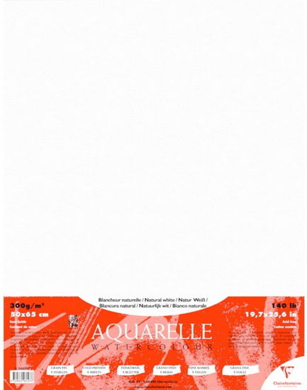 Bloc papier aquarelle Cardinal - 300g - 50x65cm - 5f