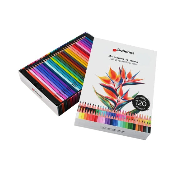 Ens. 120 crayons de couleur