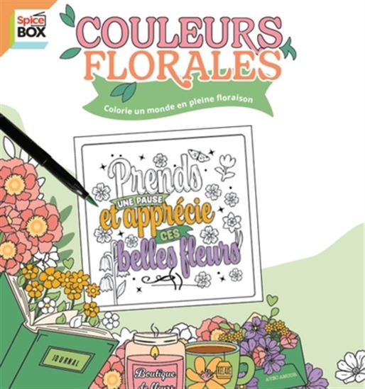 Couleurs florales : Colorie un monde en pleine floraison