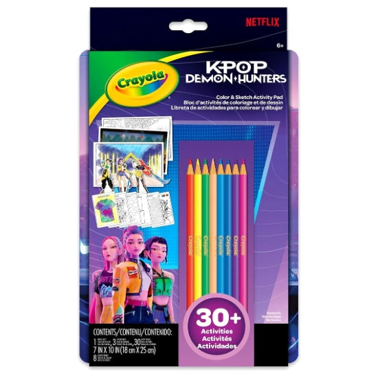 Color and sketch activity pad K-Pop Demon Hunters