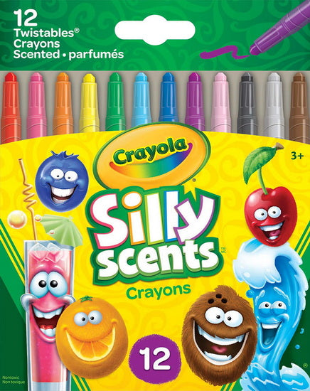 12-Silly Scents Twistables crayons mini