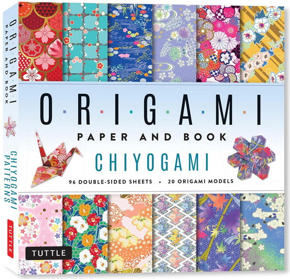 Chiyogami Origami Paper and Book: 20 Easy Models with 96 High Quality Folding Sheets (Double-Sided)