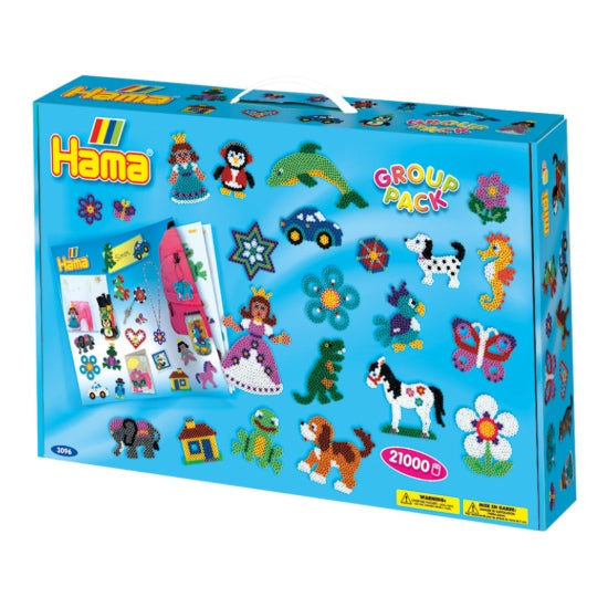 Grande boîte d'activités Hama Env. 21000 perles et 21 plaques