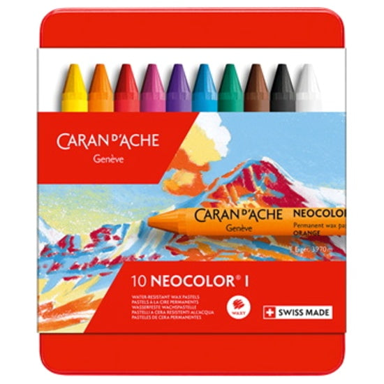 Neocolor I permanent wax pastel set of 10