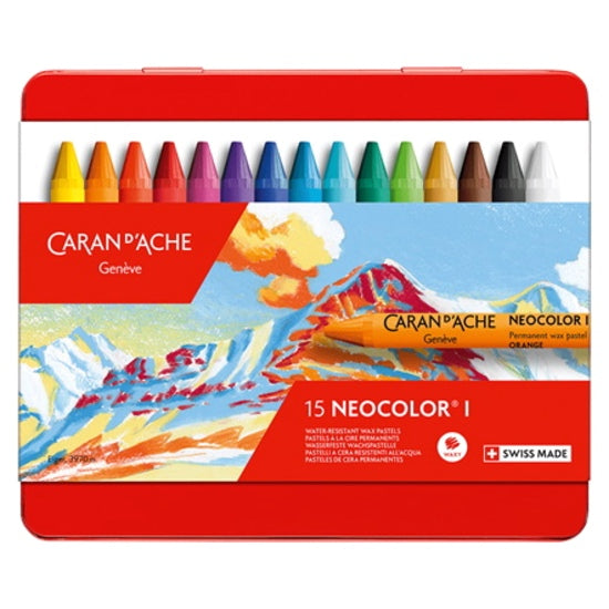 Neocolor I permanent wax pastel set of 15