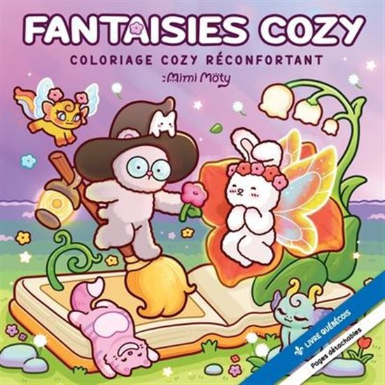 Fantaisies cozy : coloriage cozy réconfortant