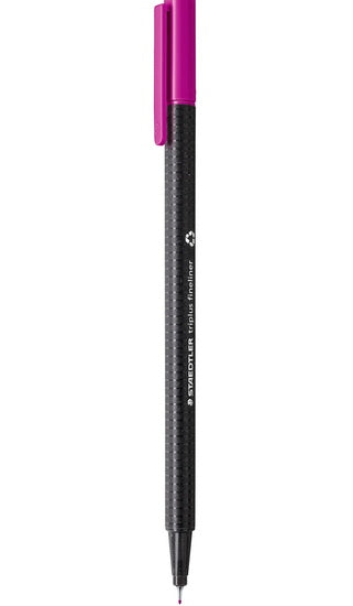 Marq. feut. TRIPLUS FINELINER mauve foncé