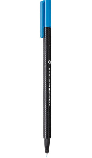 Marq. feut. TRIPLUS FINELINER bleu clair