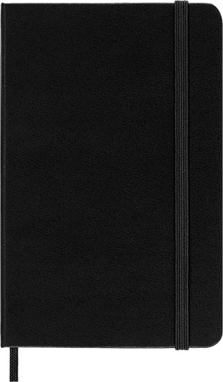 Classic Notebook - Plain, Hard Cover - BLACK CENTIMETER - 9 X 14