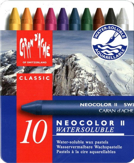 Ens 10 pastels aquarellable Neocolor II