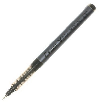 Stylo à pointe poreuse Razor noir