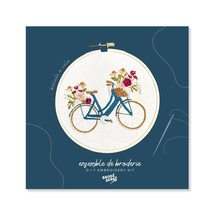 Embroidery Kit - Bicycle Ride