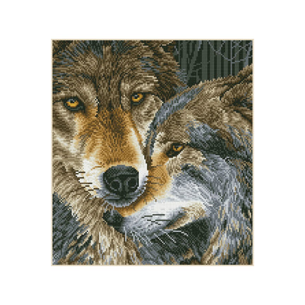 Kit créatif Diamond Dotz - Les loups