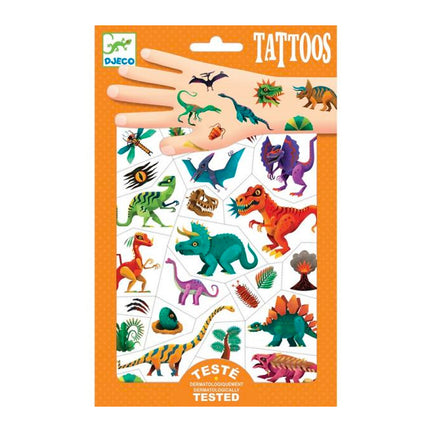 Planche de tatouage Djeco - Dinosaures