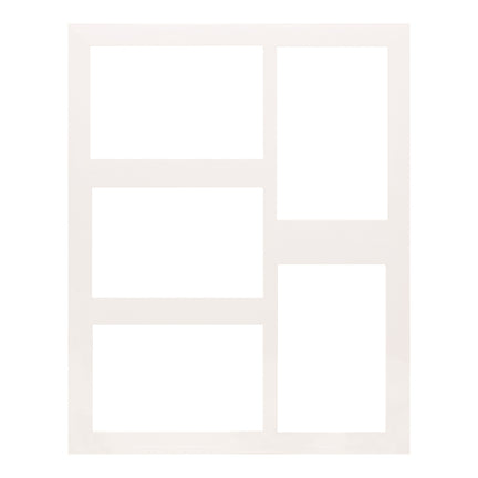 Passe-partout 11x14 - 5 ouvertures 4x6 