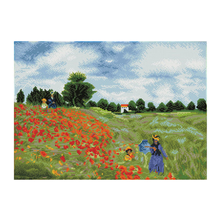 Kit créatif Diamond Dotz - Champs de coquelicots, Monet