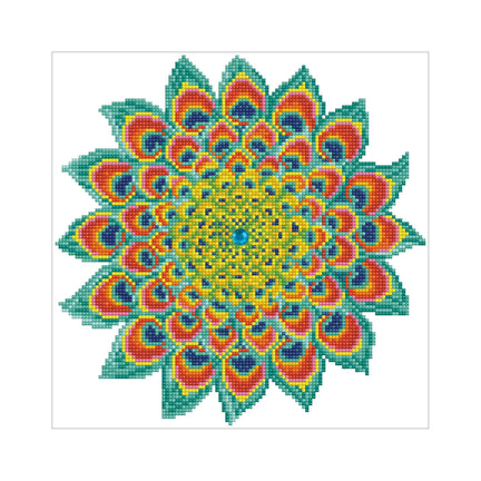 Kit créatif Diamond Dotz - mandala paon
