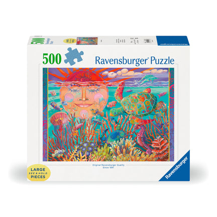 Large Format Puzzle - Sun and Sea, 500 Pieces