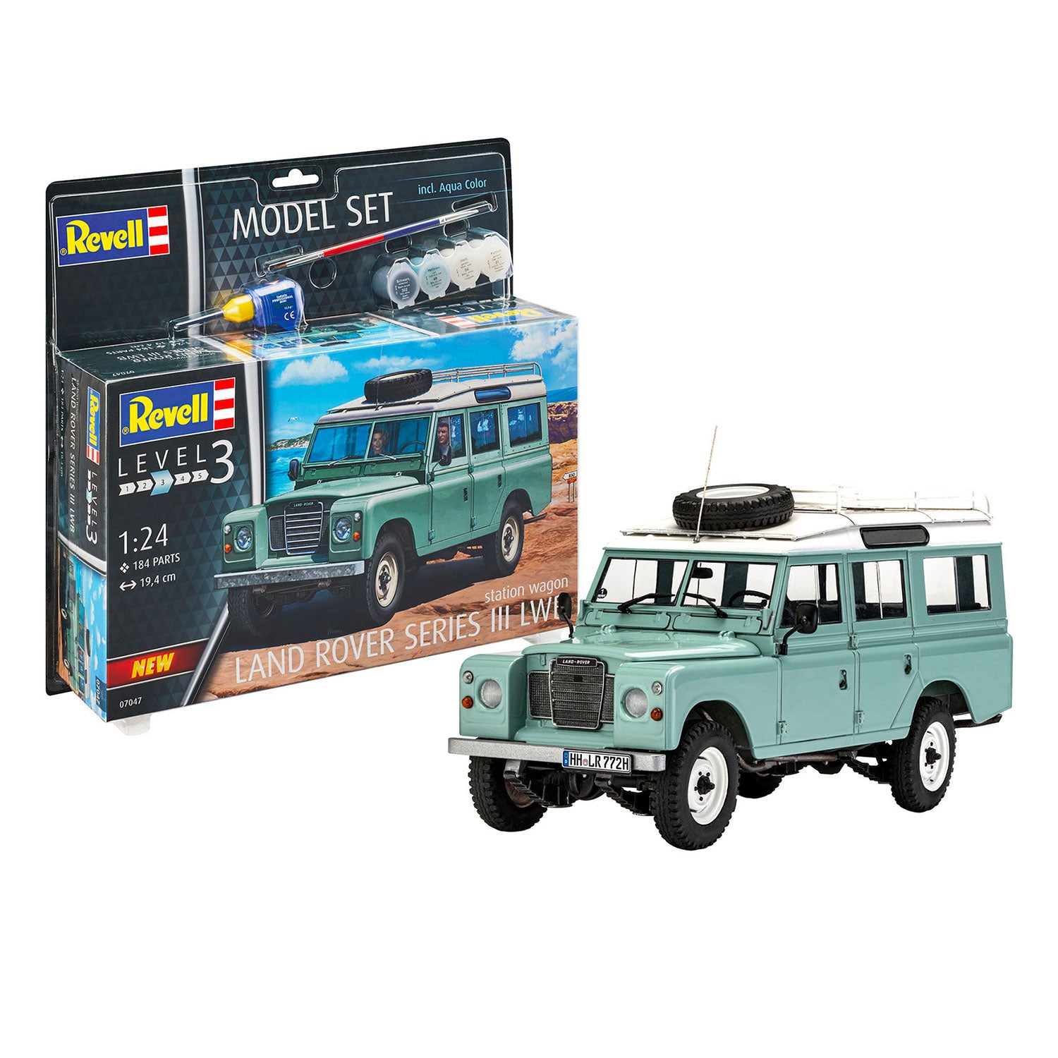 Scale Model Kit - Land Rover Series III LWB Station Wagon &VerticalLine ...