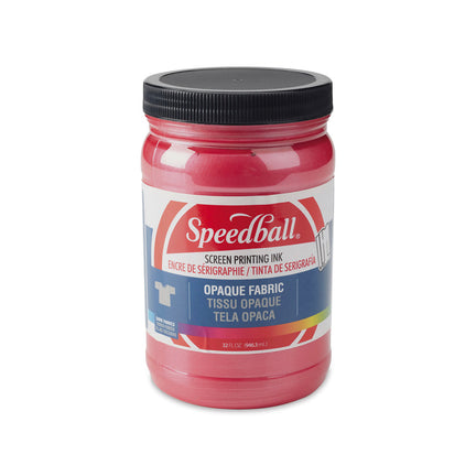 Encre opaque pour tissus Speedball - Framboise - 946ml